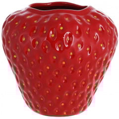 Керамическая ваза BonaDi Клубничка 17х18 см Красно-желтый DP231175 Киев