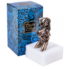 Cтатуетка колекційна Дівчина з драконом 17х9 см Veronese Коричневий AL229054 Харків