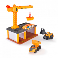 Іграшкова техніка Dickie Toys Будівельна станція Volvo зі світловими та звуковими ефектами 22х34х38.5 см (IG-OL185857) Київ