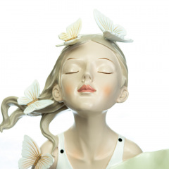 Фігурка Girl in white 32х20х13 см Lefard AL97903 Білий Первомайськ
