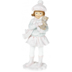 Статуетка Малюк з ведмедиком 21 см, тиффані Bona DP42264 Київ