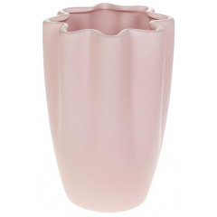 Ваза интерьерная Фиори фарфоровая диаметр 12х17см pink DP219222 BonaDi Київ