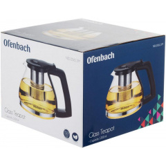 Заварочный чайник со съемным ситечком Peo 1300мл DP218681 Ofenbach Киев