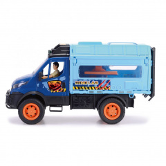 Іграшкова вантажівка Dickie Toys Iveco Daily 4x4 та 3 фігурки динозаврів Різнокольоровий (OL218369) Чернівці
