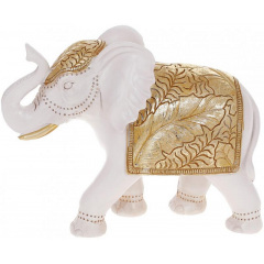 Фігурка інтер'єрна 20.5х8.5х17 см White-Gold Elephant Bona DP118549 Васильків
