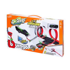 Игровой трек Четыре петли 3в1 с аксессуарами Bburago KD101719 Токмак