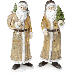 Статуетка Santa із ялинкою 30 см, шампань Bona DP43007 Кропивницький