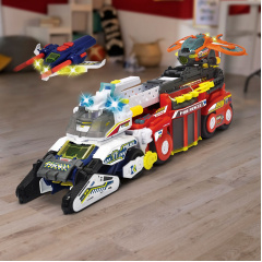 Игрушечная машинка со световыми и звуковыми эффектами Dickie Toys Гибрид-спасатель FireTanker 55 см Разноцветный (IG-OL185869) Ужгород