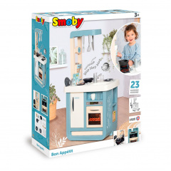 Дитяча кухня інтерактивна Bon Appetite із 23 аксесуарів зі звуковими ефектами Smoby OL185827 Полтава