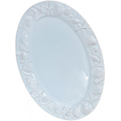 Блюдо Bona сервировочное Ceramic Морской Бриз овал 39.7х27.1х2.5см голубое DP40952 Київ