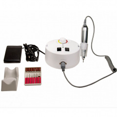 Апарат фрезер SalonHome T-ZS-605-white круглий для манікюру 35000 оборотів White Луцьк