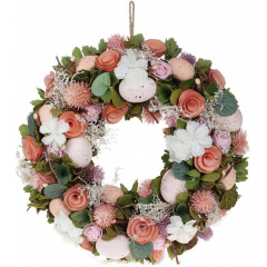 Декоративный венок подвесной Scarlet Flowers Ø32cm Bona DP118227 Рівне