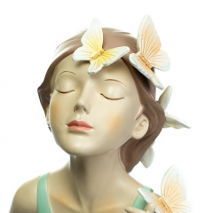 Фігурка Girl in turquoise 265х16х11 Lefard AL97898 Білий Київ
