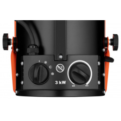 Теплопушка электрическая для дома 2E Ceramic AHT3000 3 кВт 30 м.кв black Умань