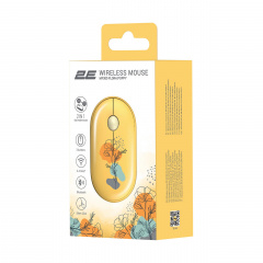 Бездротова миша комп'ютерна 2E MF300 FLORA POPPY Silent WL BT з принтом Івано-Франківськ