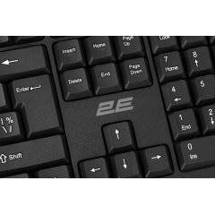 Дротова клавіатура 2E KS108 USB-A EN/UK чорний Мукачево