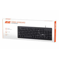Дротова клавіатура 2E KS108 USB-A EN/UK чорний Мукачево