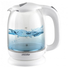 Чайник електричний скляний 1.7 л Mesko MS 1302w White Львів