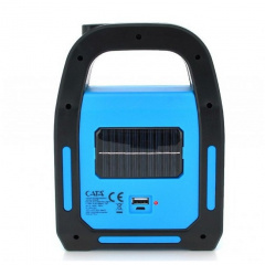 Фонарь аккумуляторный Torch Bailong BL-925 torch+solar с солнечной и USB зарядкой Blue Полтава