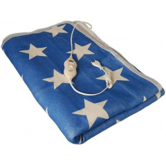 Простирадло з електропідігрівом Electric Blanket 7421 150х160 см Синє з білим Луцьк