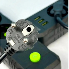 Удлинитель No Brand F43U USB 4 м 3 розетки черный Виноградов