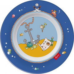 Плоская тарелка для ребенка sigikid Sammy Samoa Blue d 21,5 см Multicolor iz15750 Киев