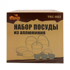 Похідний набір посуду Tramp TRC-002 з алюмінію Харків
