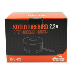 Котелок Tramp TRC-119 с теплообменником из анодированного алюминия 2,2 л Серый Киев