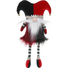Декоративна іграшка сидяча Dwarf in a jester costume 35 см Різнокольоровий BonaDi DP232228 Львів
