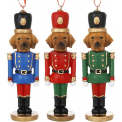 Набор елочных игрушек BonaDi Guardian dog 4х4.5х15 см Разноцветный 6 шт DP232163 Чернигов