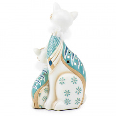 Фігурка інтер'єрна Family of white cats 28 см ArtDeco AL117949 Якимівка