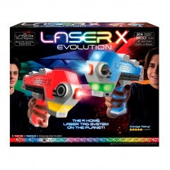 Детский набор игровой для лазерных боев laser x Эволюция для двух игроков Laser X DD656653 Бердичів