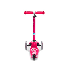 Самокат детский Deluxe pink до 50 кг 3-х колесный Micro DD655652 Вишневе