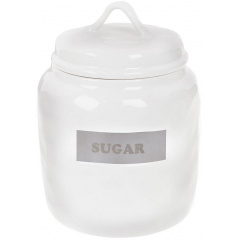 Банка Bona фарфор Necollie Sugar 1500 мл White DP77584 Київ