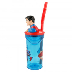 Стакан для детей с трубочкой 360 мл Stor Superman (93058) Николаев