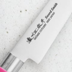 Кухонный нож универсальный 120 мм Satake Macaron Pink (807-258) Новониколаевка