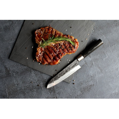 Ніж кухонний Сантоку Samura Blacksmith 182 мм (SBL-0095) Сміла