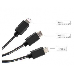 Трансмітер FM CAR Q15 5572 з Bluetooth та кабелем 3 в 1 Київ