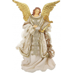 Статуетка Christmas Angel з арфою 28х20х40 см BonaDi Різнокольоровий DP231184 Вінниця