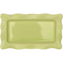 Набір прямокутних блюд BonaDi Dishes Green 26х15 см Зелений 6 шт DP230986 Київ