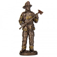 Фигура интерьерная Fireman 30 см Veronese Коричневый AL229945 Харьков