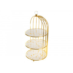 3- ярусное блюдо для сервировки GoldiLi 20см Lefard Київ