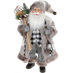 Новорічна фігурка Santa Claus Gray 46 см BonaDi DP96555 Луцьк