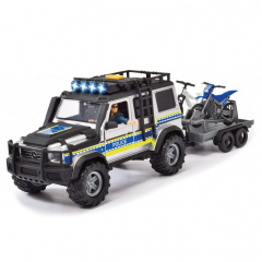 Іграшкова машинка Dickie Toys Джип Police зі звуковими та світловими ефектами 40 см Різнокольоровий (OL218367) Ніжин