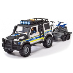 Іграшкова машинка Dickie Toys Джип Police зі звуковими та світловими ефектами 40 см Різнокольоровий (OL218367) Ніжин