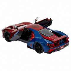 Автомодель машинка Марвел Форд GT (2017) с фигуркой Человека-Паука IG-OL185905 Jada Гайсин
