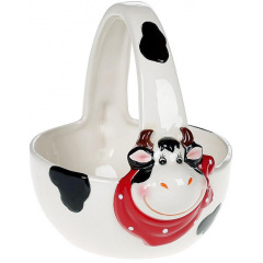 Цукерниця ceramic Корівка Глорія з ручкою, 400мл Bona DP66854 Чернівці