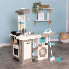Детская кухня интерактивная Tefal Kitchen and Laundry из 36 аксессуаров Smoby IG-OL185829 Ужгород