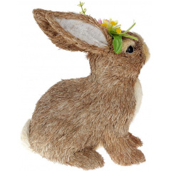 Фигурка интерьерная Rabbit with Flowers 21x13x31 см Bona DP118206 Хуст
