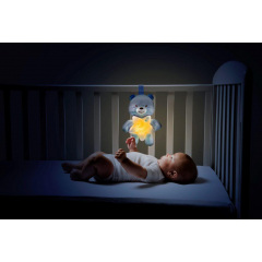 Игрушка-подвеска ночник Медвежонок розовый Chicco IR44262 Київ